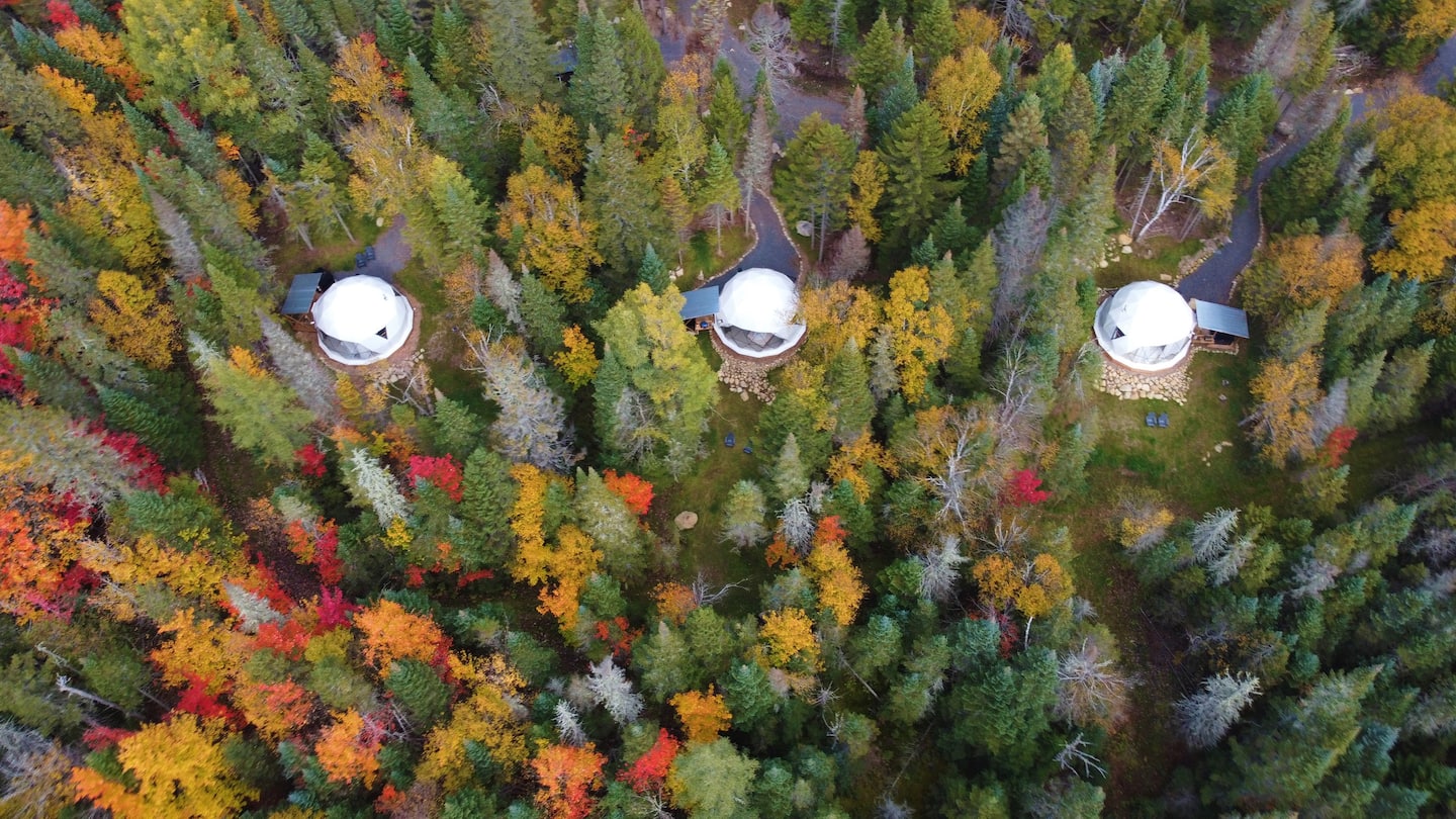 Dome Tents Overlook In Quebec