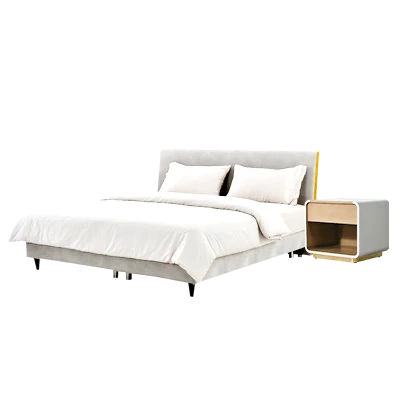 180cm Bed/Mattress 40cm Nightstand
